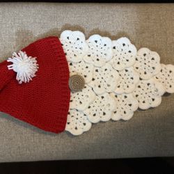 Crochet Santa Wreath 
