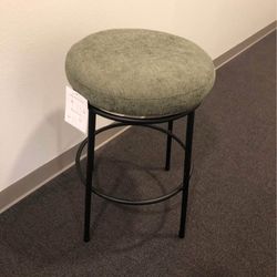New, soft, swivel bar stool
