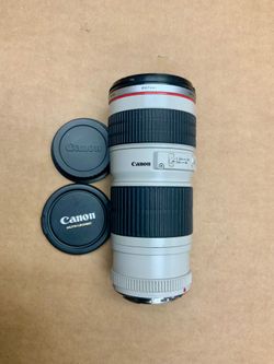 Canon Lens EF Ultrasonic 70-200mm EF 1:4 L USM for Digital Camera Cam Zoom MF AF 67mm Photo Photography Outdoors Travel Shoot Telephoto