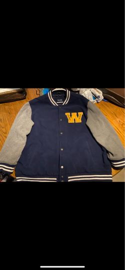 Vintage 90s Logo Athletic Varsity Jacket - Men's 4XL - Woodstock Wildcats
