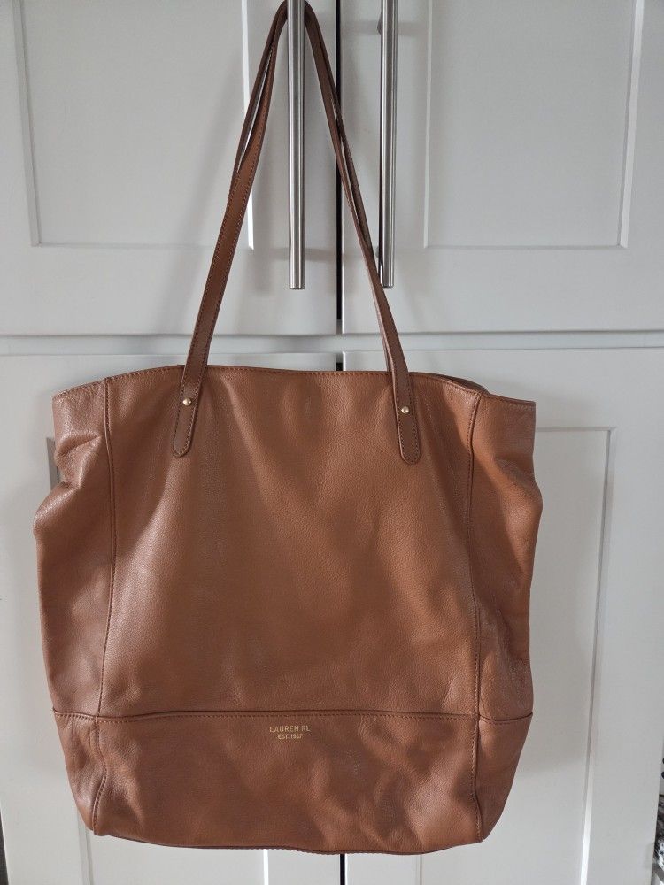 Ralph Lauren Leather Tote