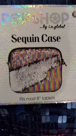 Pop Shop Sequin 10 inch tablet Bag Pouch