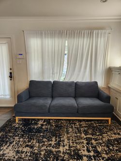 Blue Sofa - 80" W