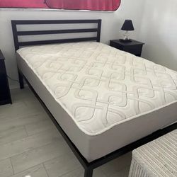 Full Size Mattress And Frame!