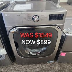 9.0 Cu. Ft. Mega Capacity Smart Wifi Enabled Front Load Electric Dryer