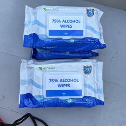 75% Alcohol Wipes - 12 packs