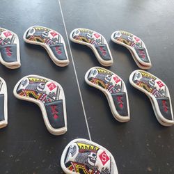 Blended Playing Card Gold Head Covers