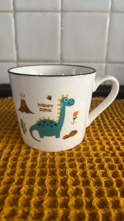 Happy Dino Ceramic Coffee Mug