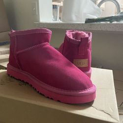 Never Worn Hot Pink Short Boots