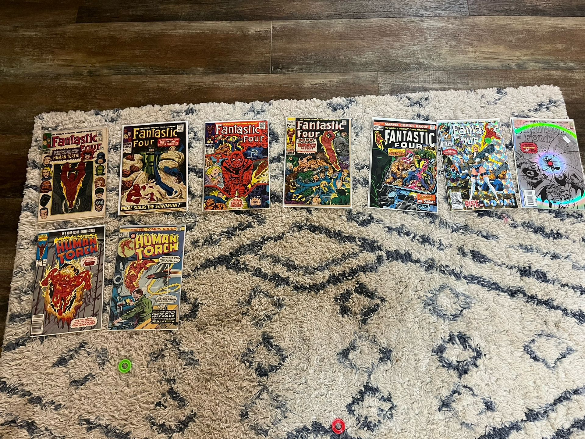 Marvel Fantastic Four, Human torch Comic Book Collection 9 Issue Mixed Lot