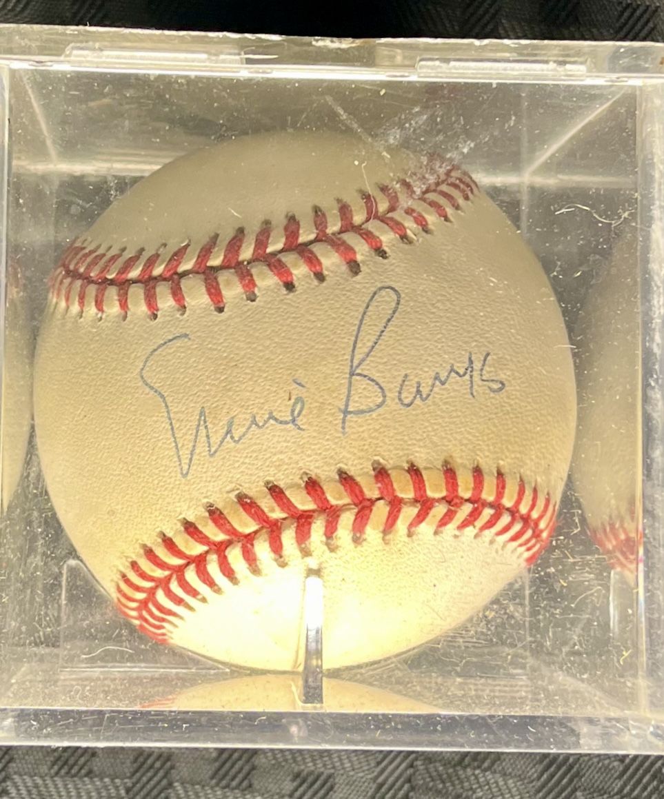 Ernie Banks Chicago Cubs Autographed Baseball
