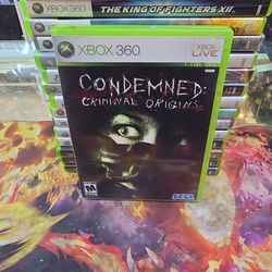 Condemned: Criminal Origins (Microsoft Xbox 360, 2005)