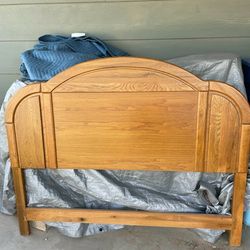 Queen Headboard And Steel Frame 