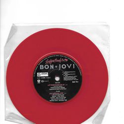 Bon Jovi Red 7 IN Vinyl 