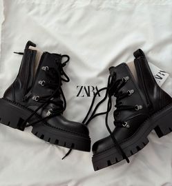 Zara Black boots size 39