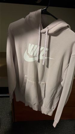 Pink Nike hoodie large