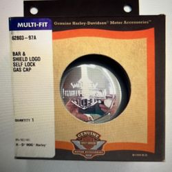 Harley-Davidson Self-lock Gas Cap Chrome 