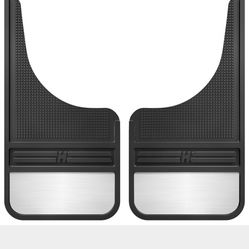 Husky Front And Rear Truck Mud Flaps With Weight.