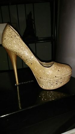 Sparkly heels