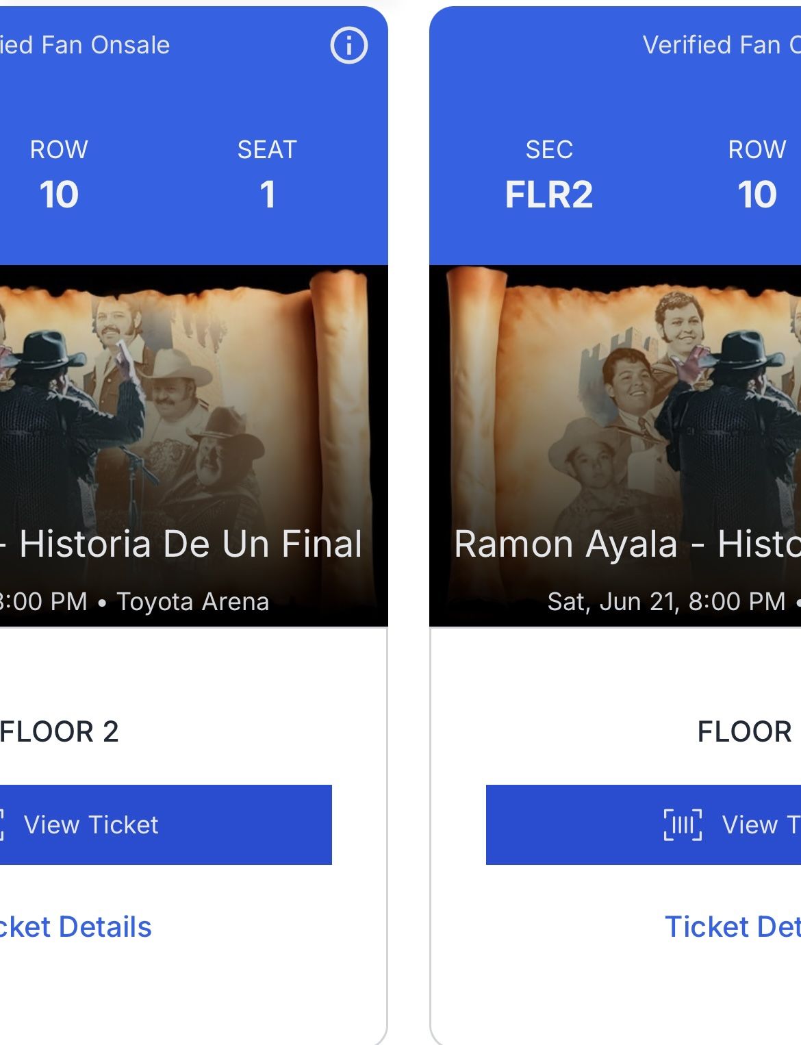 Ramon Ayala Tickets Saturday June 21th