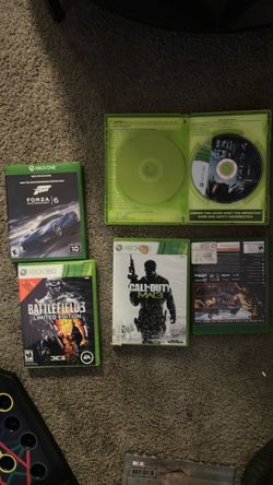 Xbox halo call of duty Forza games