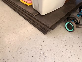 Black Rubber Gym Floor Mats – Set of 6 -4’x6’
