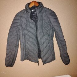 Michael Kors Hooded Packable Puffer Coat. M