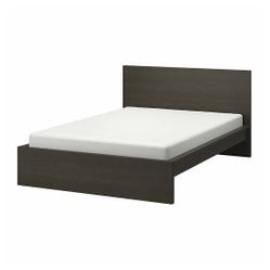 Black Queen Size MALM Bed Frame
