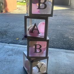 Baby shower decor