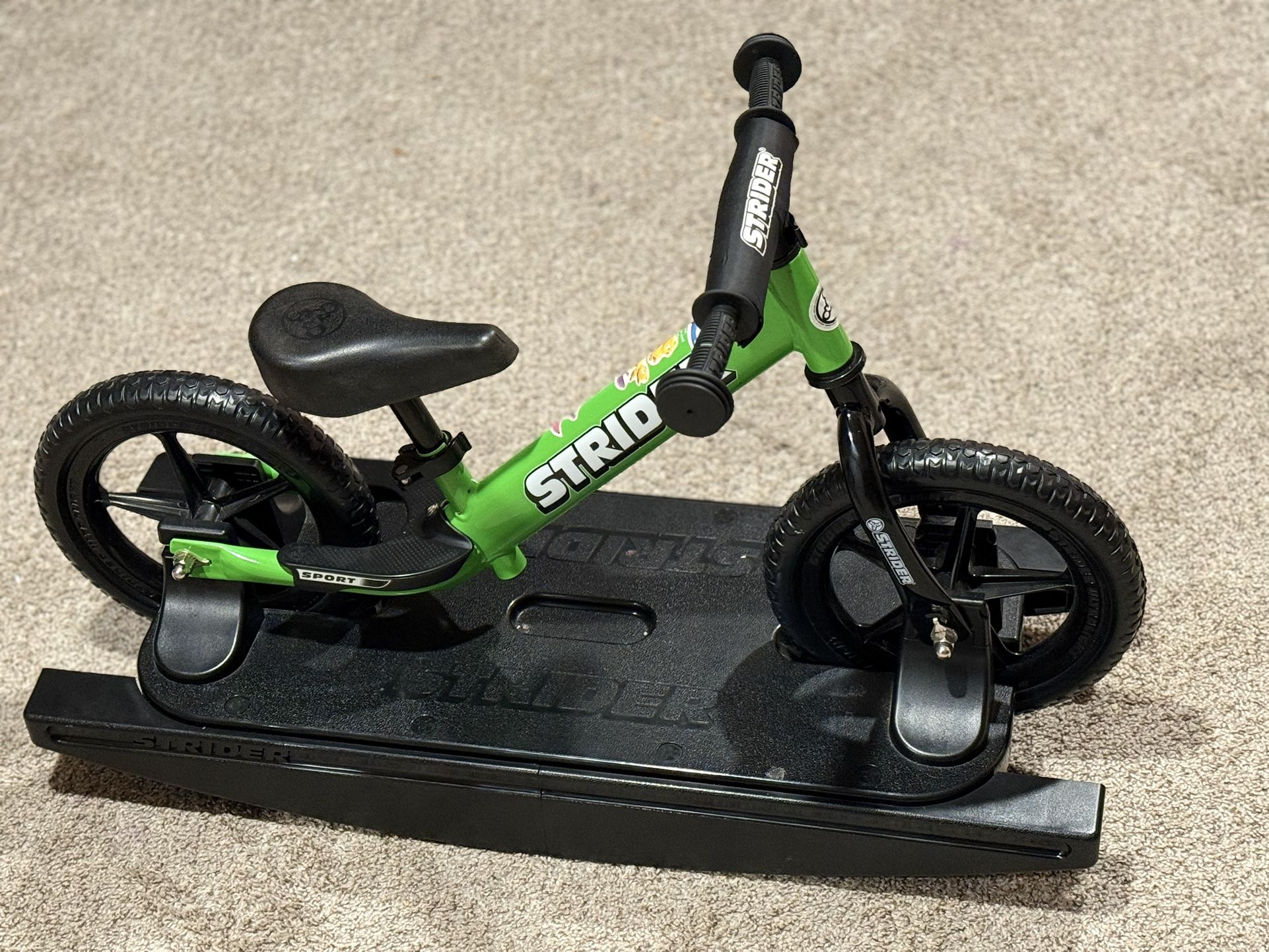 Strider 12” Sport Bike + Rocking Base