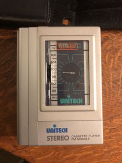 Vintage 80’s Unitech cassette player