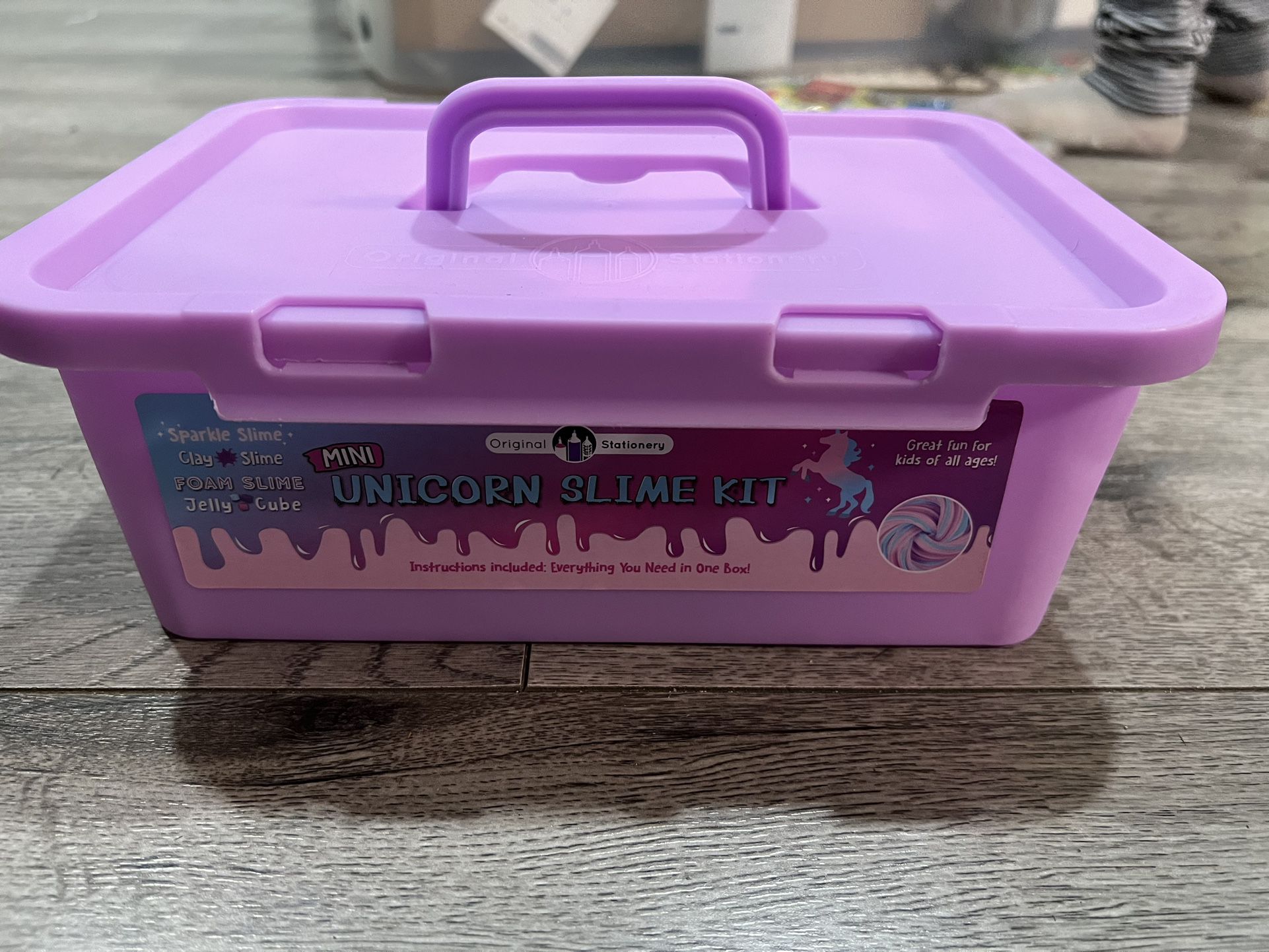Original Stationery Mini Unicorn Slime Kit for Girls - Kids Can Make  Unicorn Sparkle, Clay, Foam, Jelly Cube Slime
