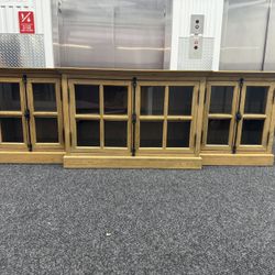 RESTORATION HARDWARE FRENCH CASEMENT 100" MEDIA CONSOLE