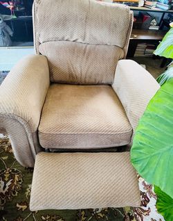 Recliner brown sofa