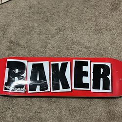 Red Baker Skateboard 