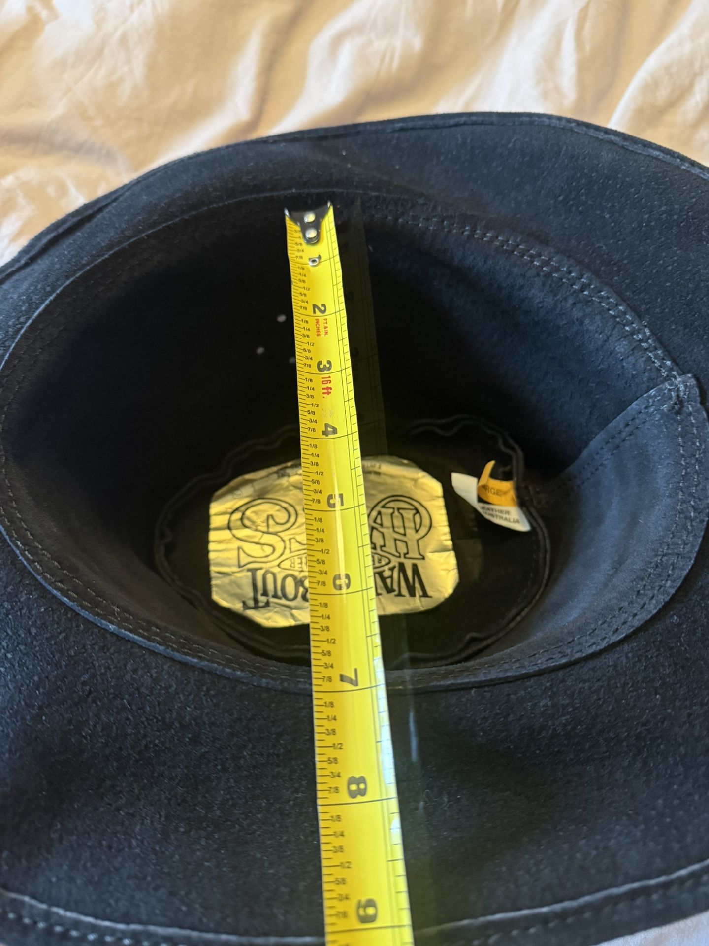 Water proof : Walkabout Hats – Real Leather Outback Hat (Large)