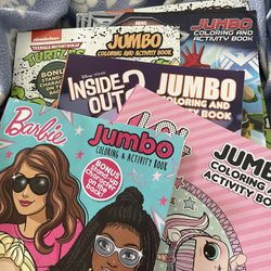 Stack of coloring books 