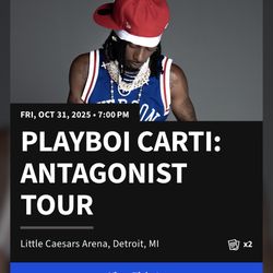 Playboi Carti Antagonist tour little Caesars arena