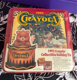 1992 Crayola Collectible Holiday Tin