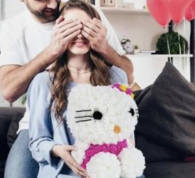 Hello Kitty Flowers Valentines Gift 