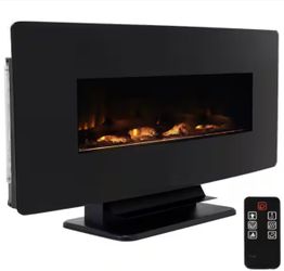 Sunnydaze Wall-Mount or Freestanding Electric Fireplace