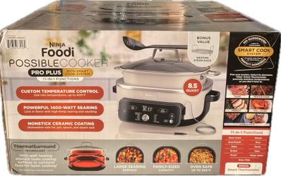 Ninja Foodi Possible Cooker PRO Plus 8.5 Qt 11 in 1 Smart Cook System MC2052CO