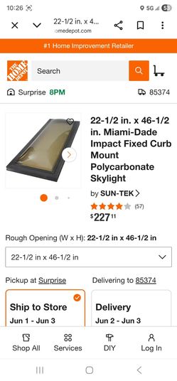 New Suntek skylight