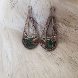 Vintage Native American Earrings 