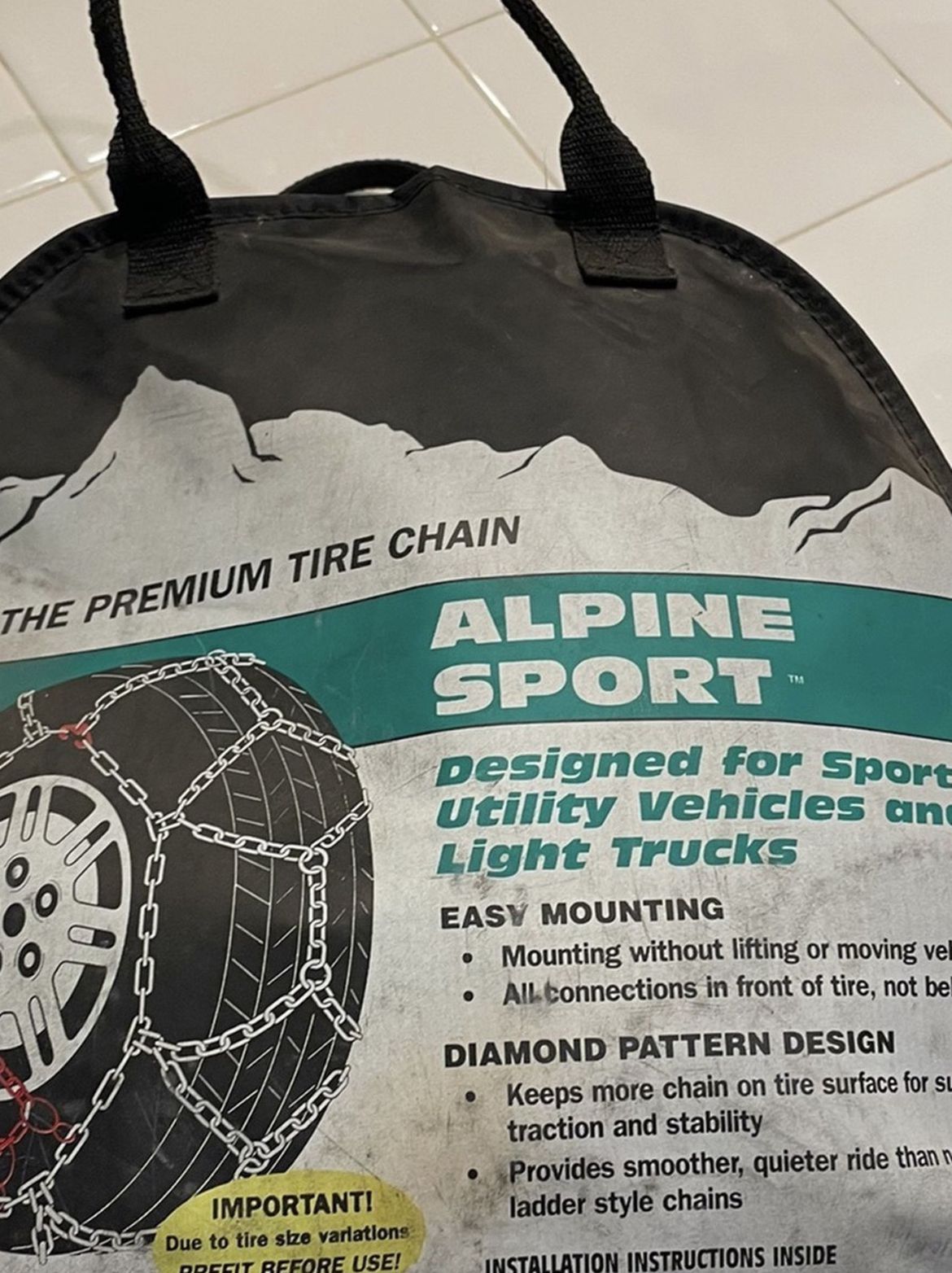 Alpine Sport Light Truck / Suv Premium Tire Snow Ice Mud Chains -New
