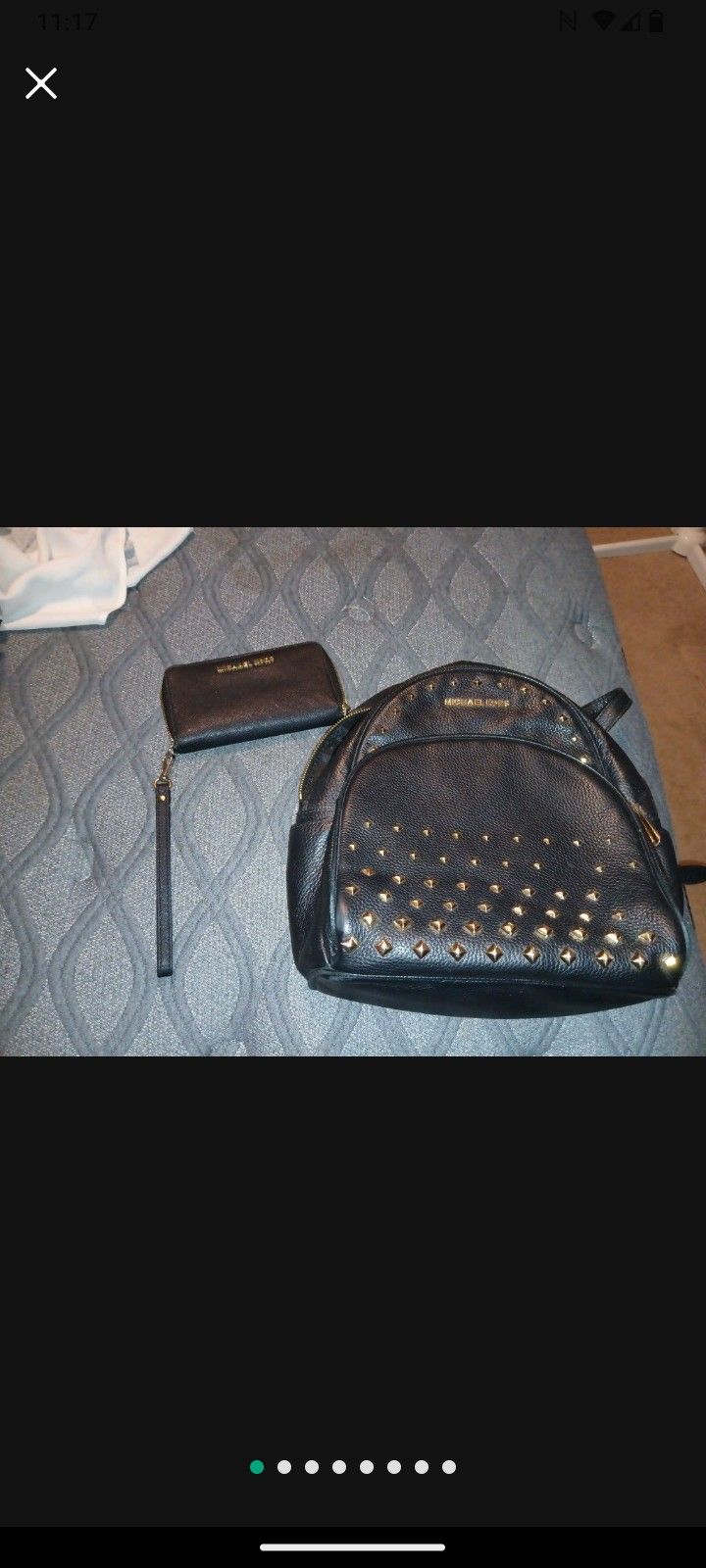Michael Kors Backpack Purse And Wallet Set