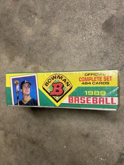 1989 Bowman factory sealed set