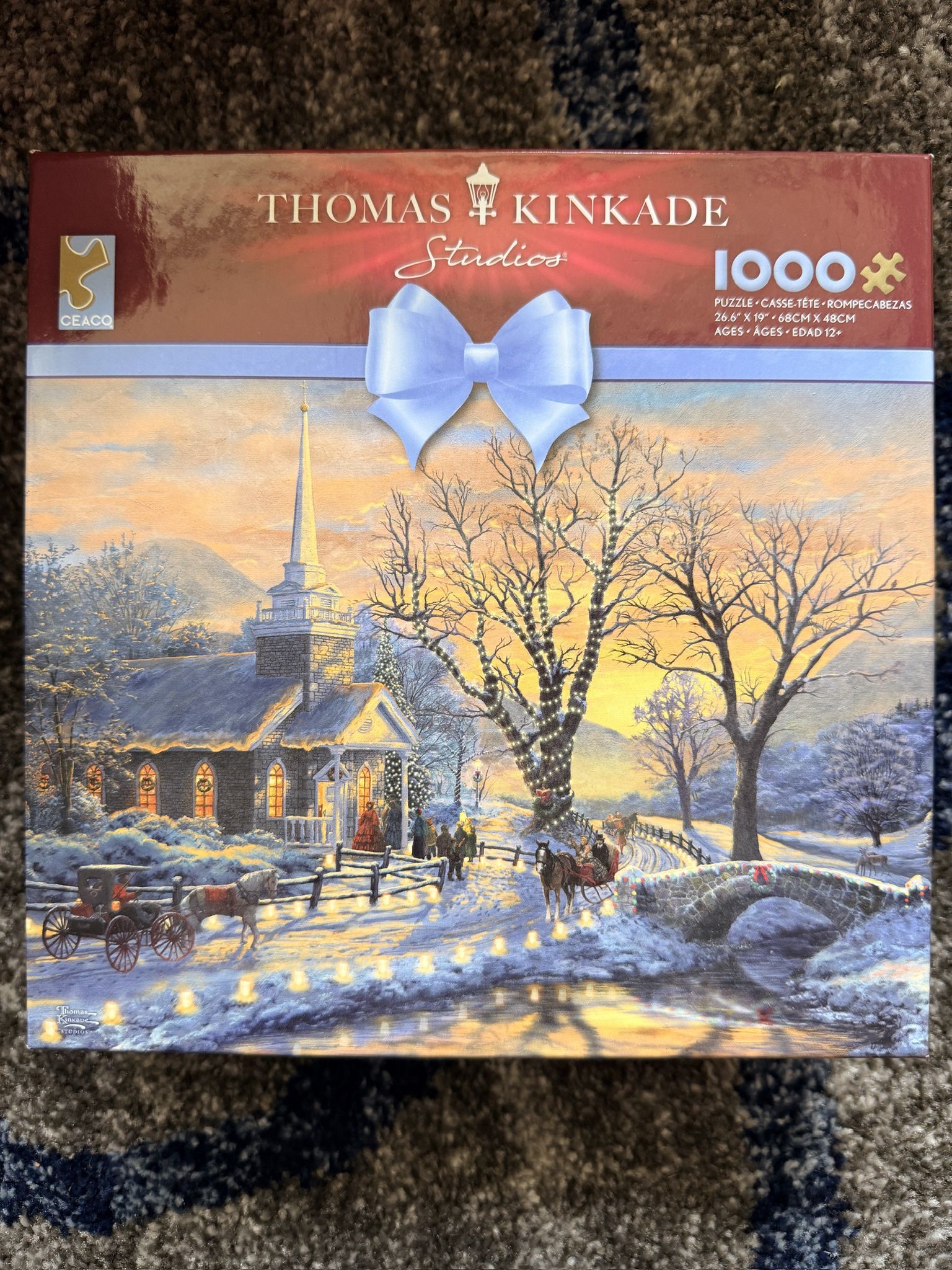 Jigsaw Puzzle- Thomas Kinkade Studios “Christmas” - 1000 Pieces