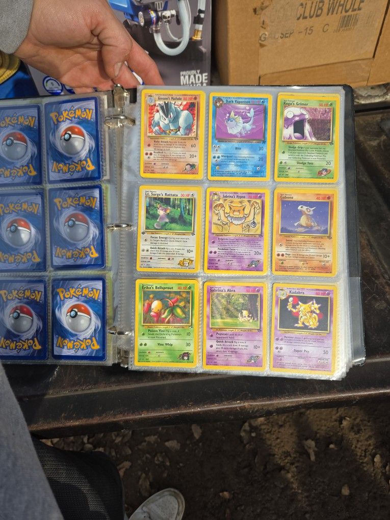 Pokemon Cards: Full Binder