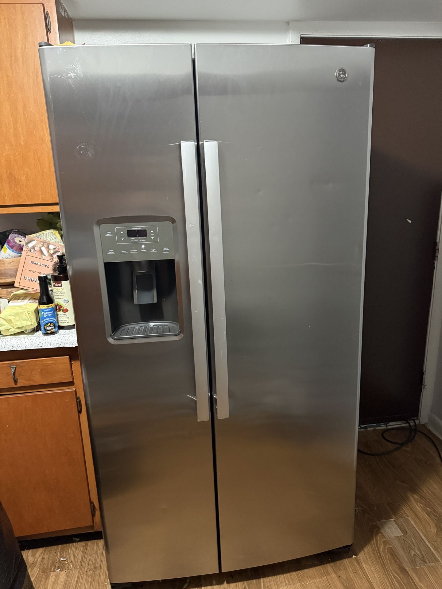 GE Stainless Steel Fridge And Stove